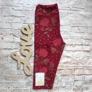 ❤️2 for $16❤️LuLaRoe Valentines Leggings Hearts OS
